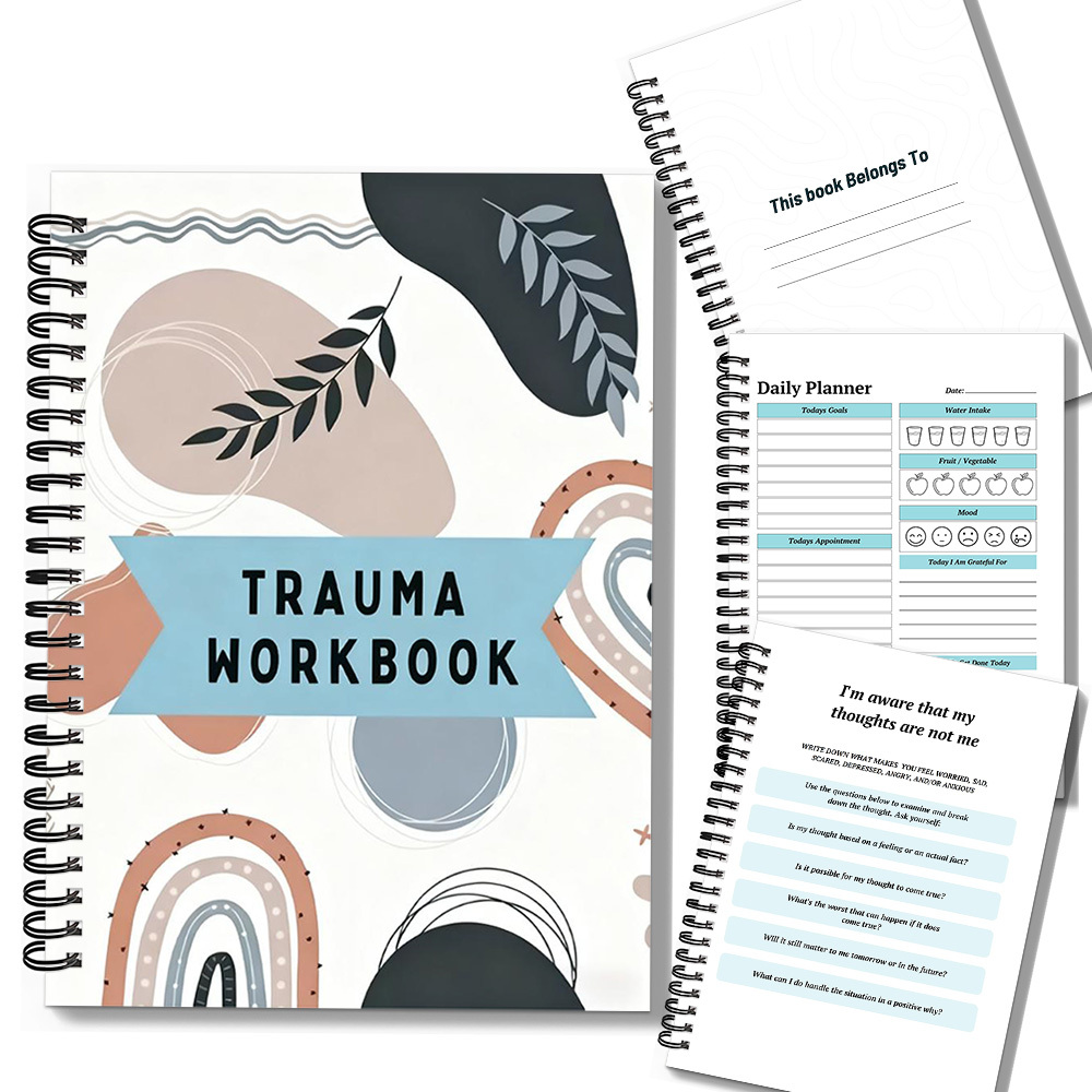 Health Wellness Journal - 1PC Holistic Trauma Healing Workbook :