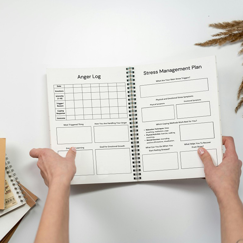 Health Wellness Journal - Nouveau journal de santé mentale, planificateur