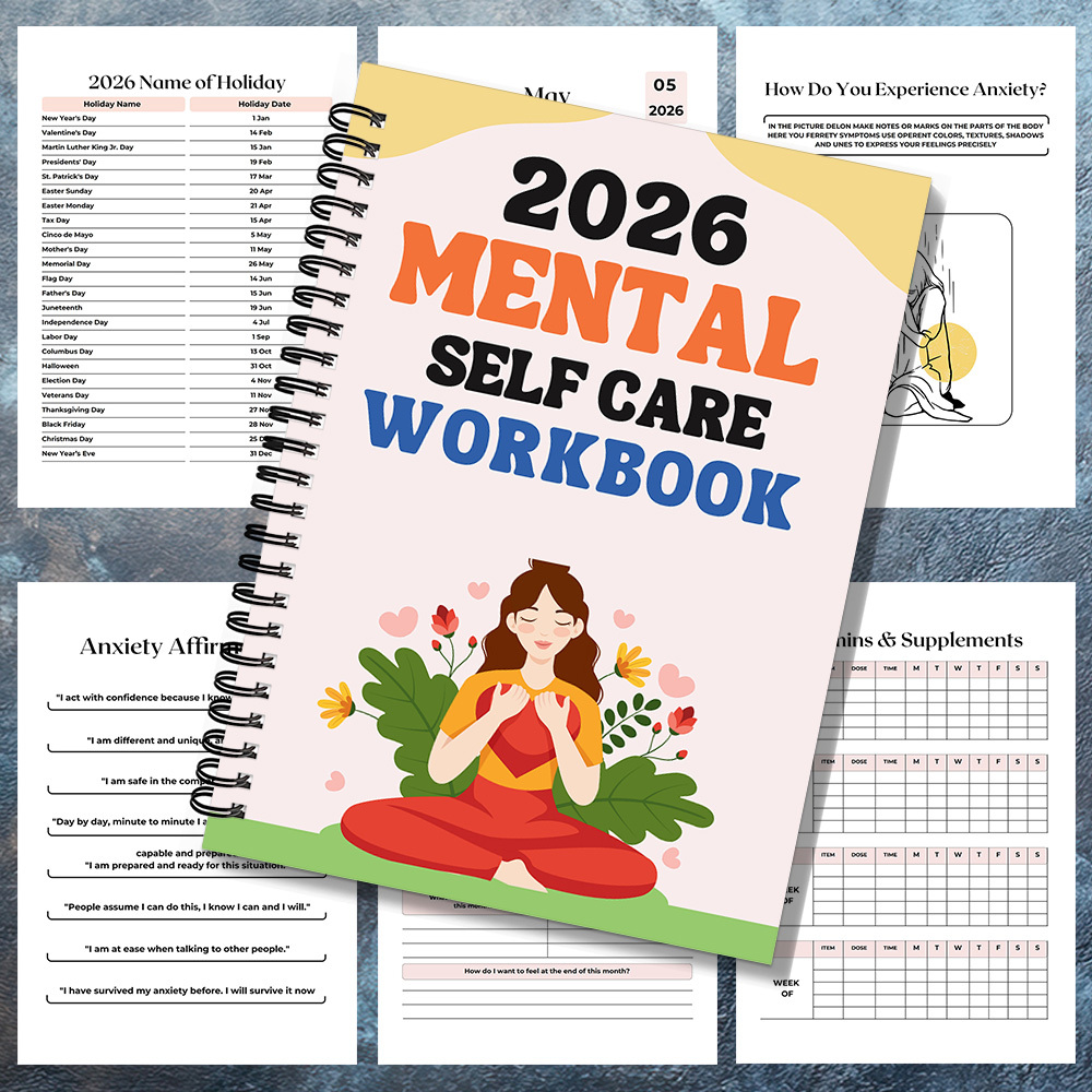1PC 2026 Cahier de travail sur - Health Wellness Journal avis et prix